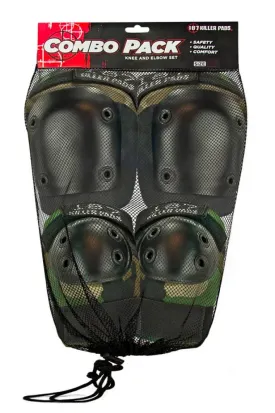 187 Killer Pads Adult Knee & Elbow Sets Camouflage