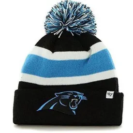 47 Brand Carolina Panthers Breakaway Knit Cuff Beanie Black