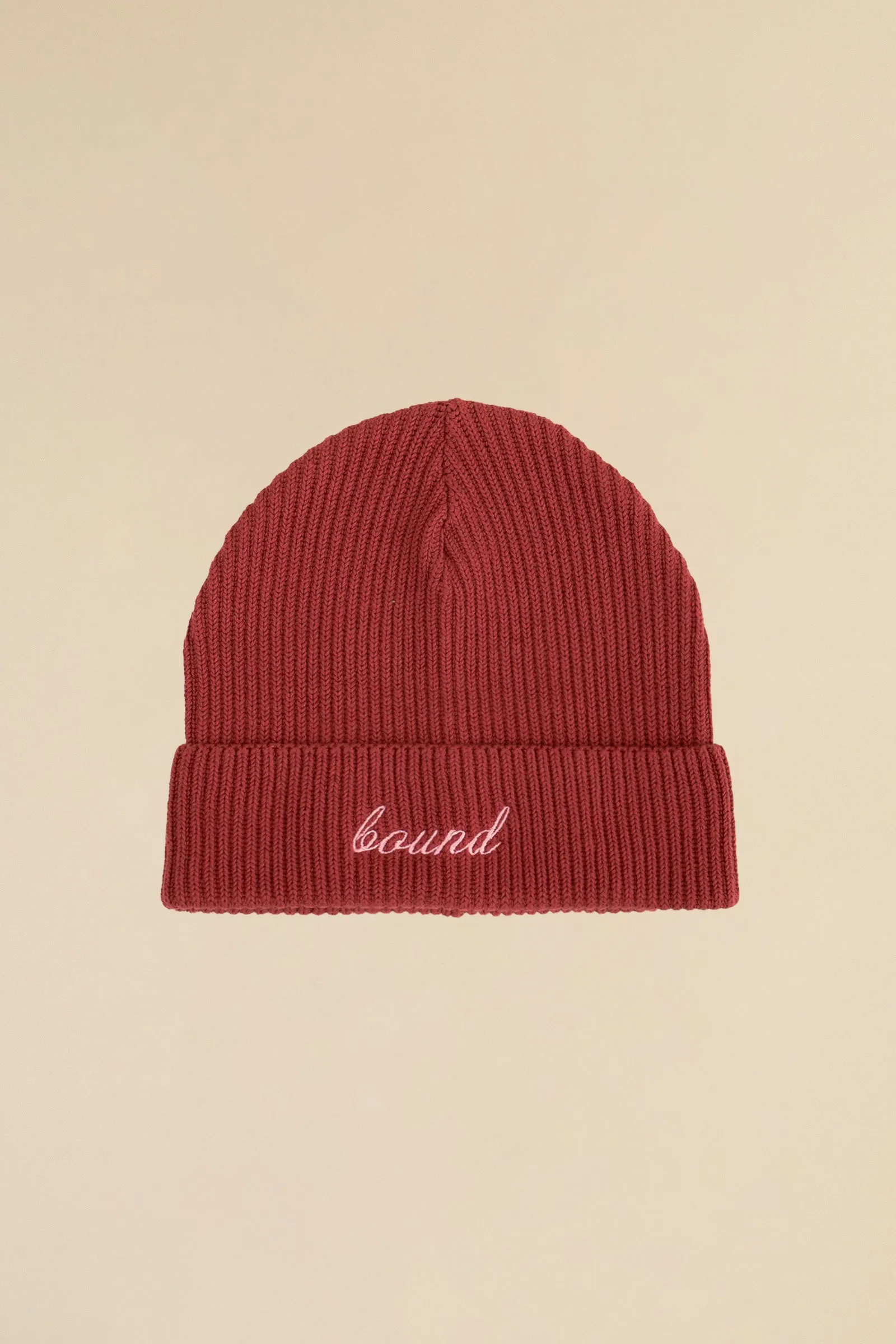 bound 'Farnley' Fisherman Ribbed Organic Beanie