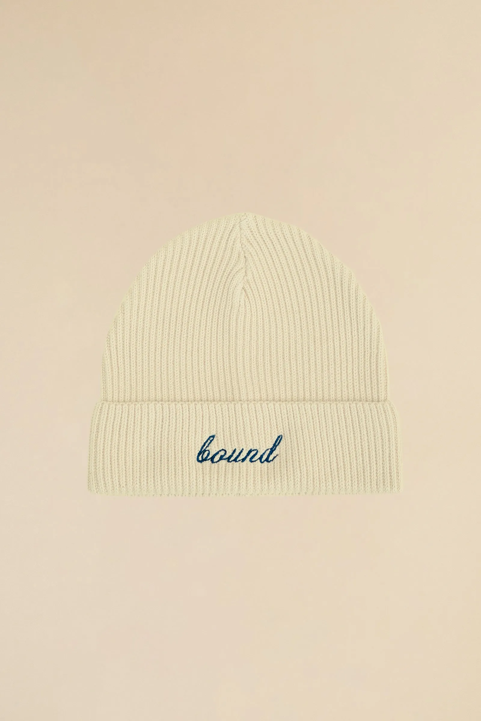 bound 'Farnley' Fisherman Ribbed Organic Beanie