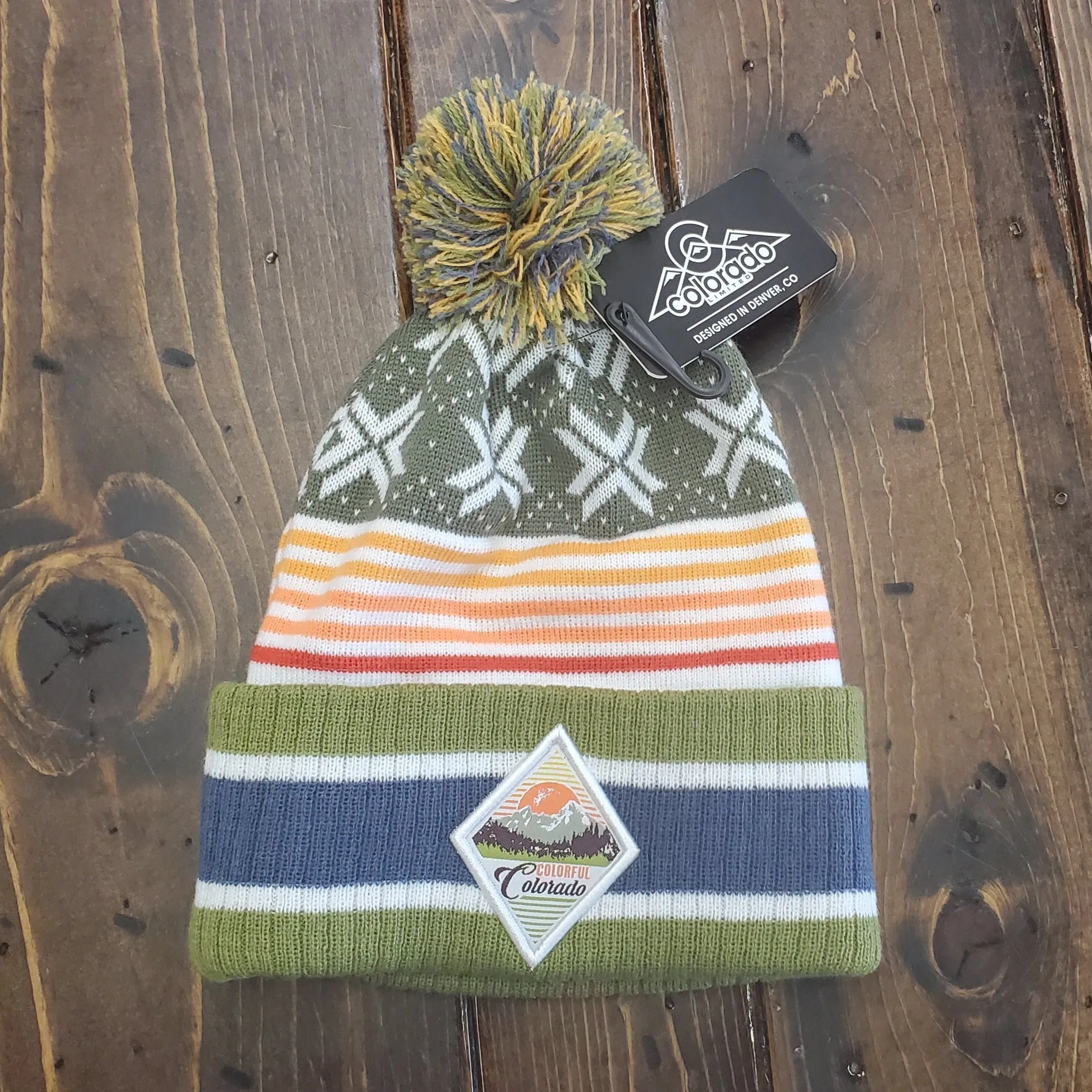 Colorado Limited Pom-Pom Beanies