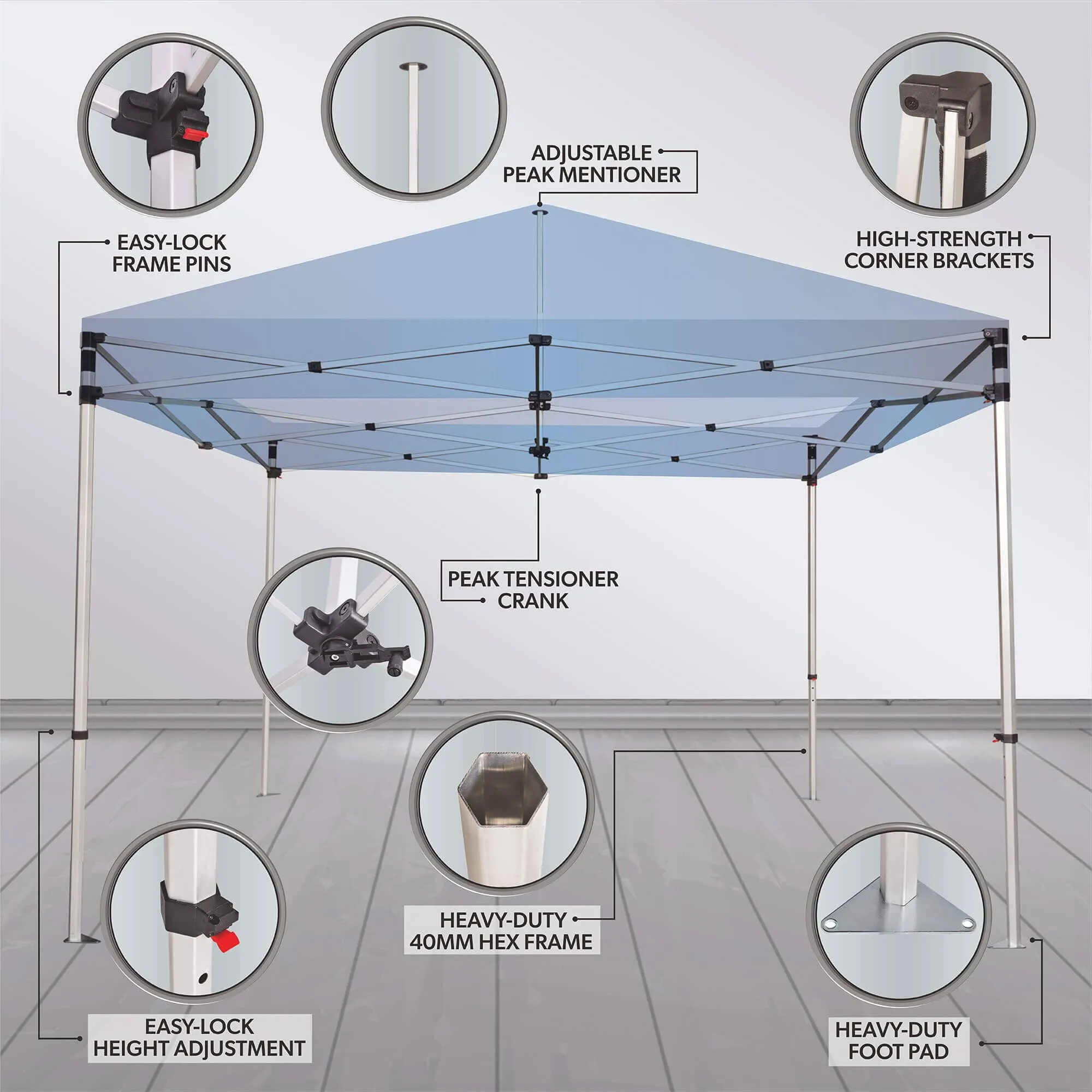 Custom Food Concession Canopy Tent Package