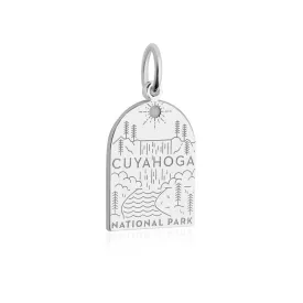 Cuyahoga National Park Charm, Silver