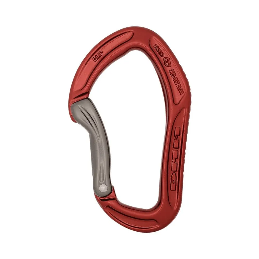 DMM Alpha Sport Bent Gate Climbing Carabiner - Red