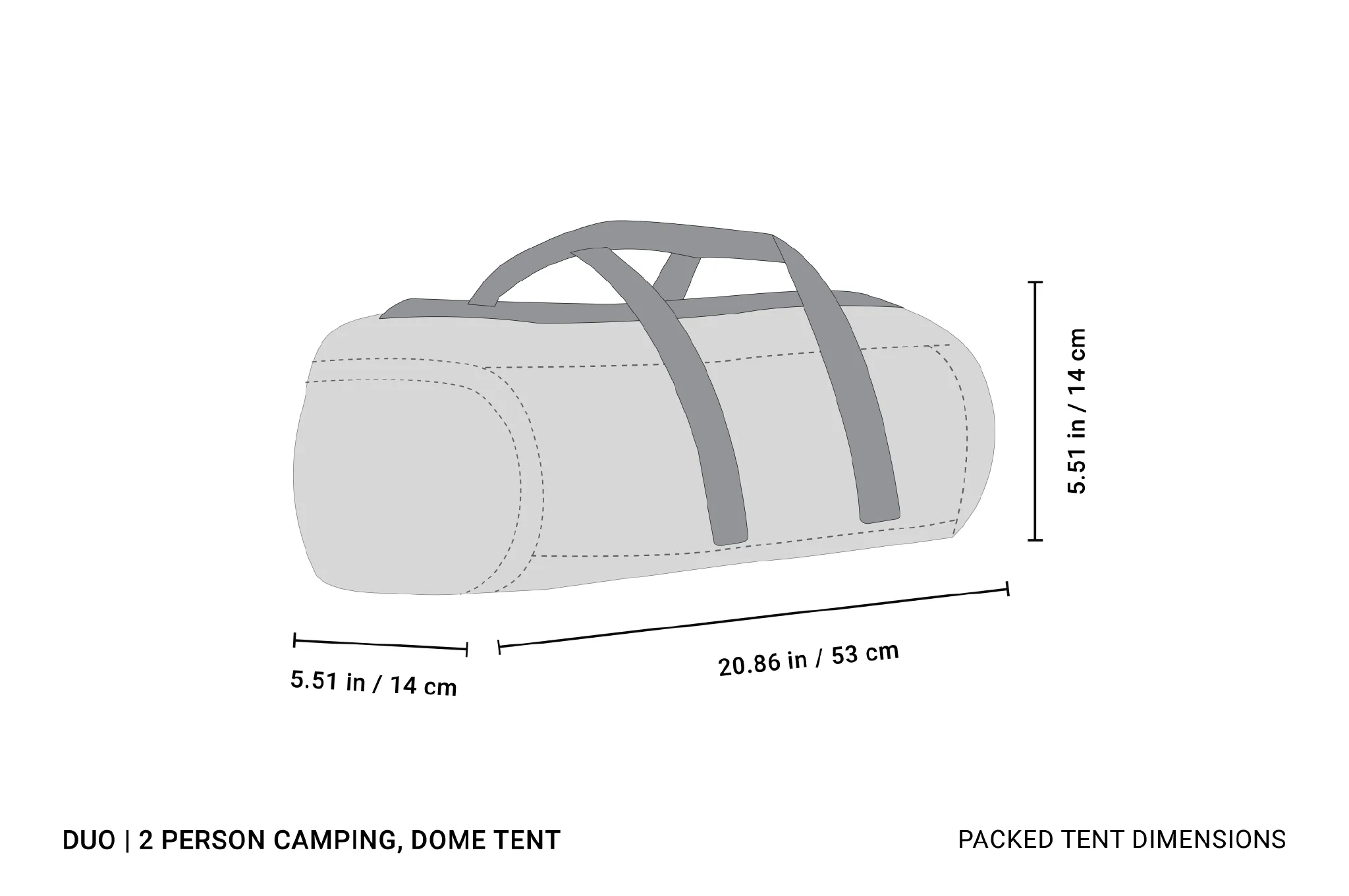 DUO | 2 PERSON CAMPING, DOME TENT