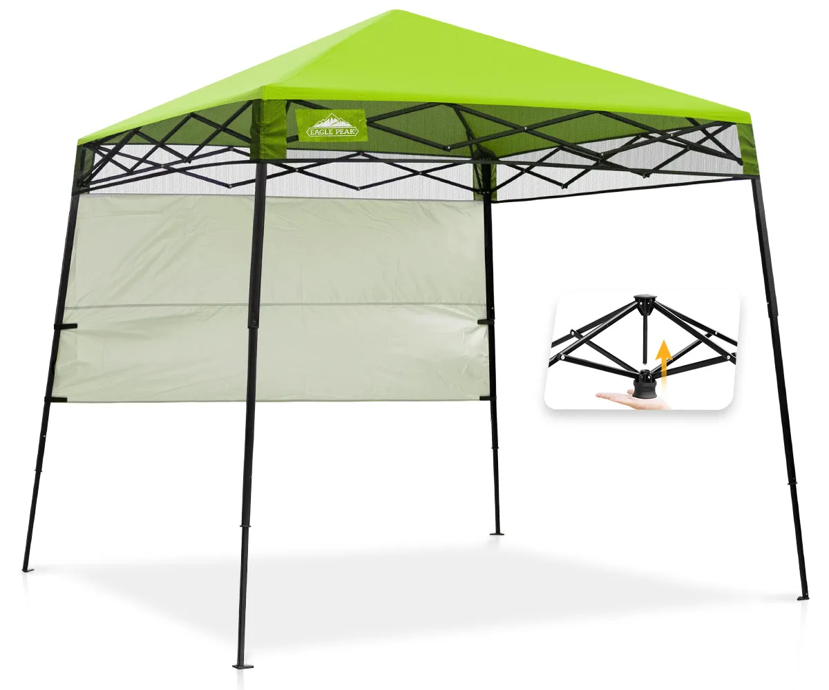 EAGLE PEAK Day Tripper 8x8 Slant Leg Canopy w/ Backpack (36 sqft of Shade)