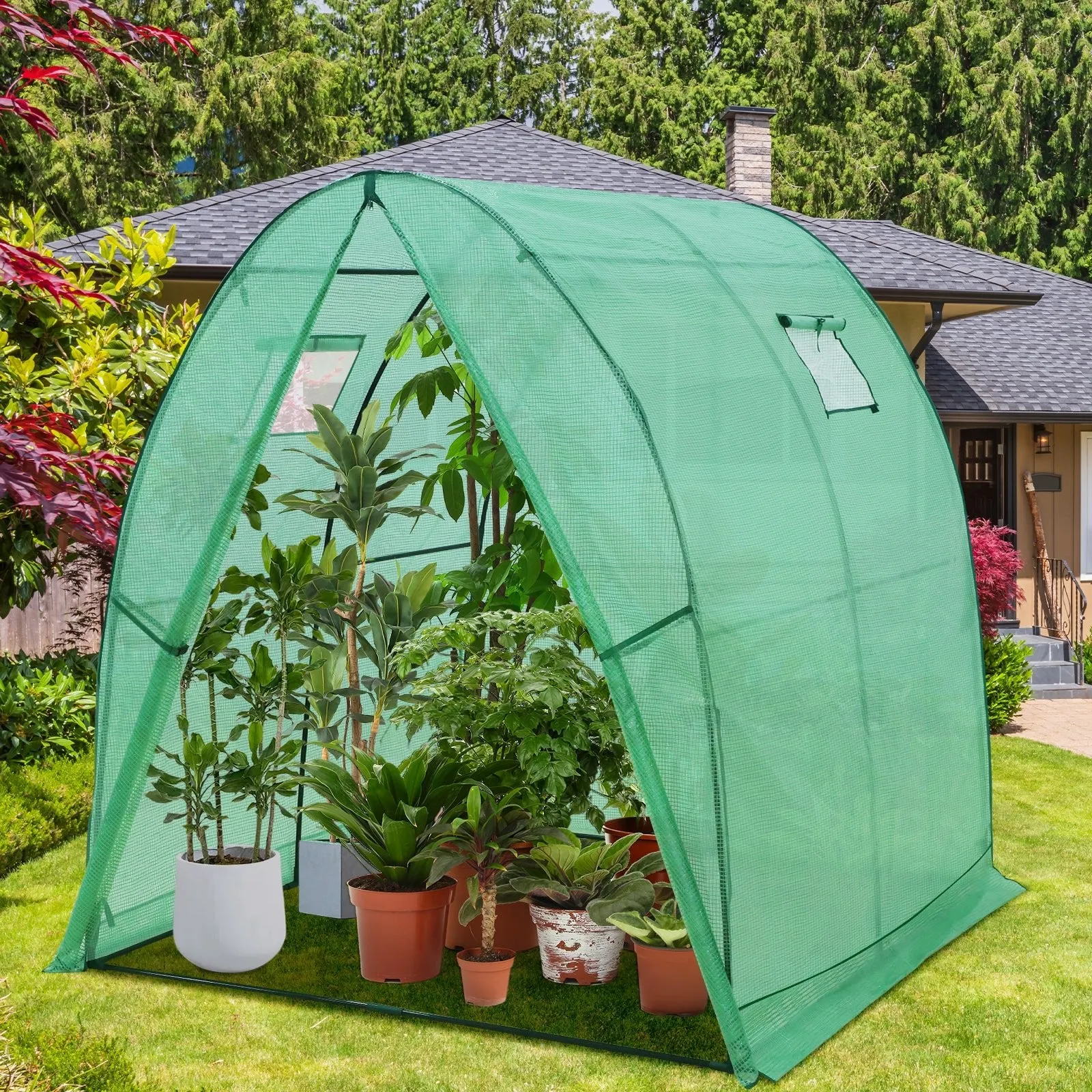 EAGLE PEAK Tunnel Greenhouse 70.9"x70.9"x78.7"