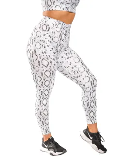 Effortless Vortex Pocket Leggings - White Cobra