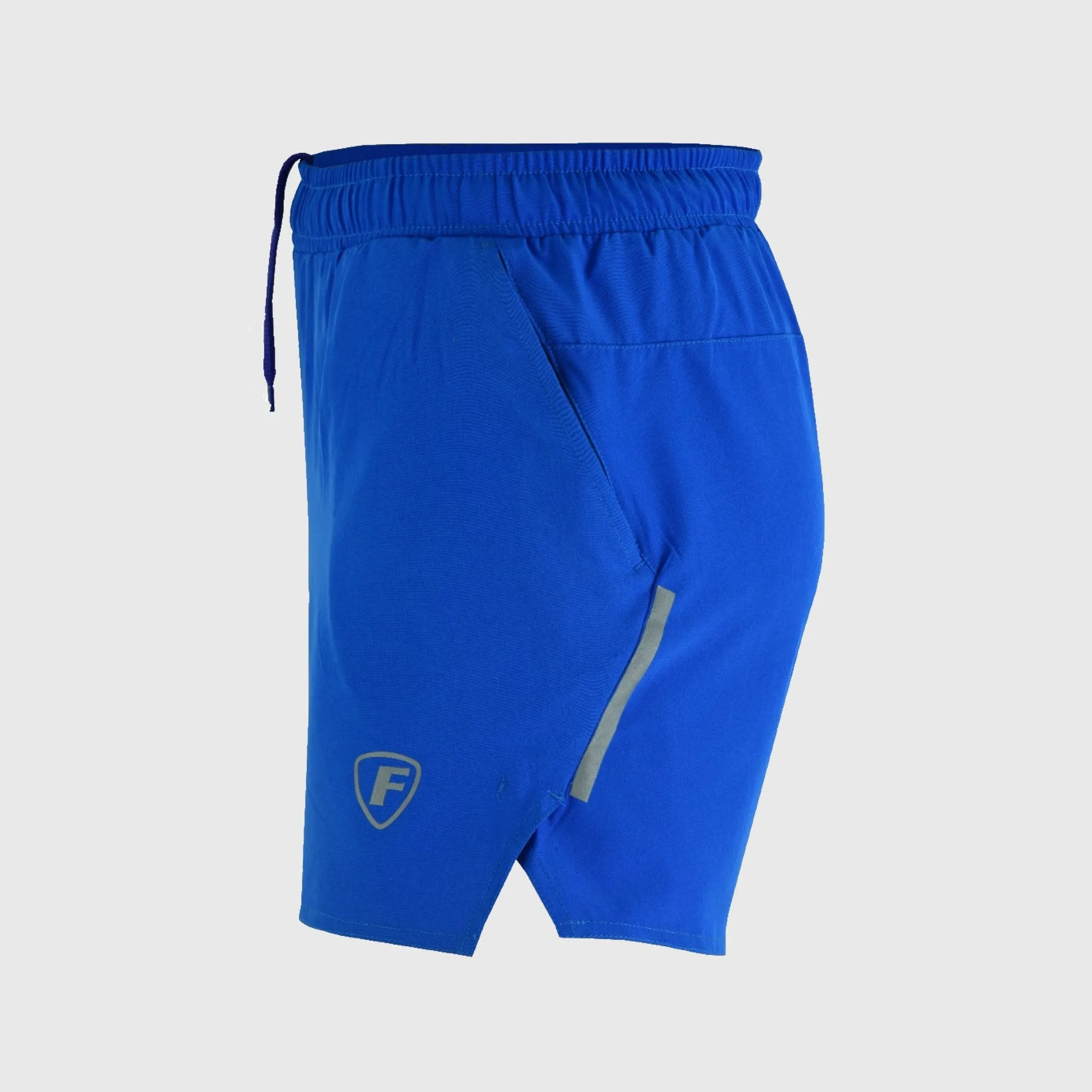 Fdx Men's & Boy's 5" Pro Blue Running Shorts