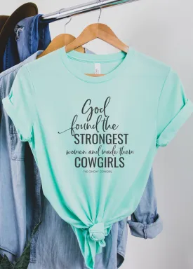 God Found the Strongest Short Sleeve Tee