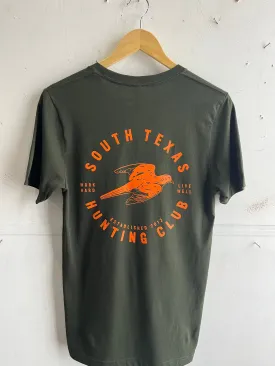 Graphic Tee | South Texas Hunting Club | Dark Olive | Manready Mercantile