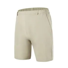 HUGE SPORTS One For All Men's Workout Commute Shorts - Khaki