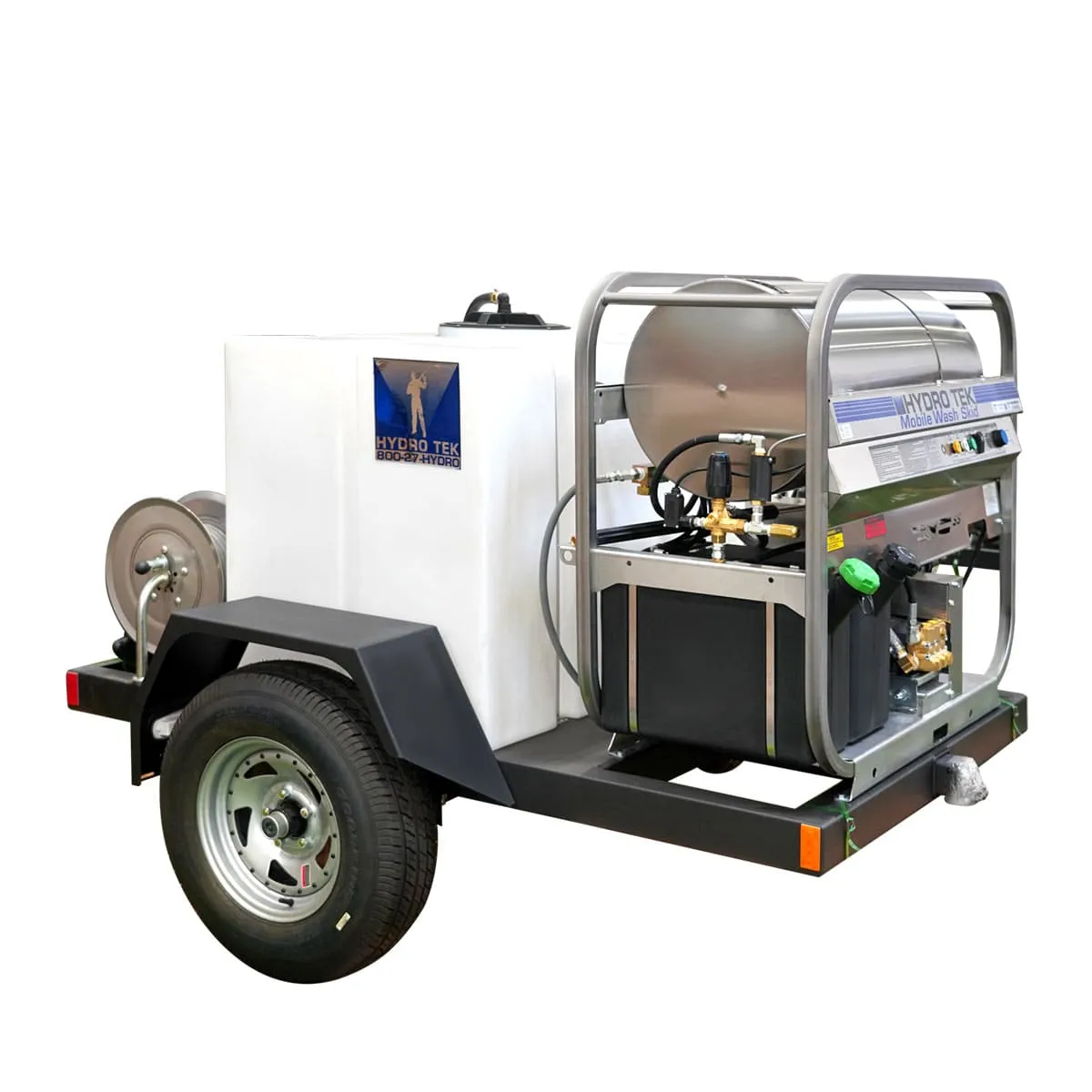 HYDRO TEK Nilfisk 3000 PSI 4.8 GPM Hot Water Pressure Washer, Trailer Package, Vanguard Engine, MADE IN USA, Mfr Model # SS30005VS, T2JAW