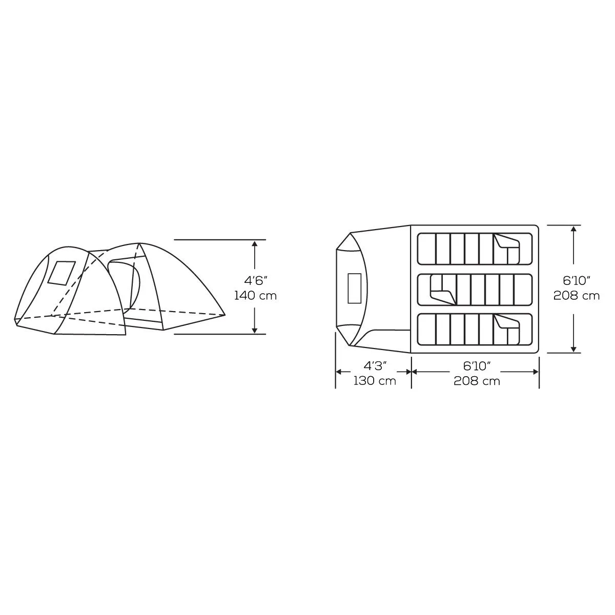 Kuma Bear Den 3 Tent