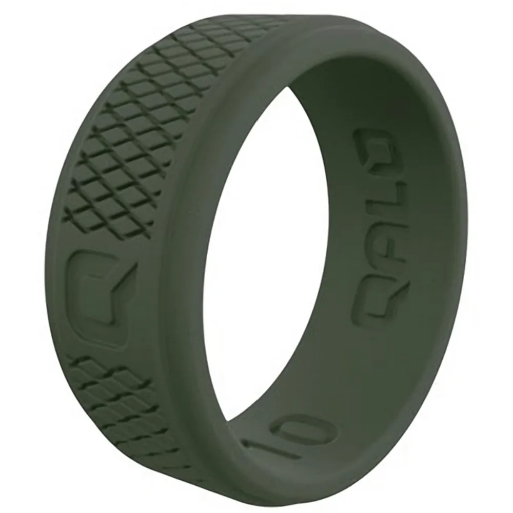 Men's QALO Crosshatch Silicone Ring