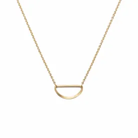 Open Slice Necklace in 14ct gold - Carla Caruso