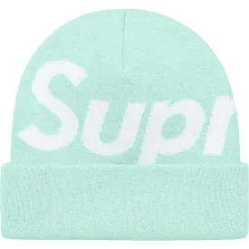 Supreme Big Logo Beanie (Turqiouse)