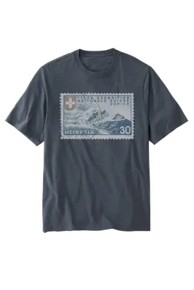 Swiss Alps Graphic Tee - Slate