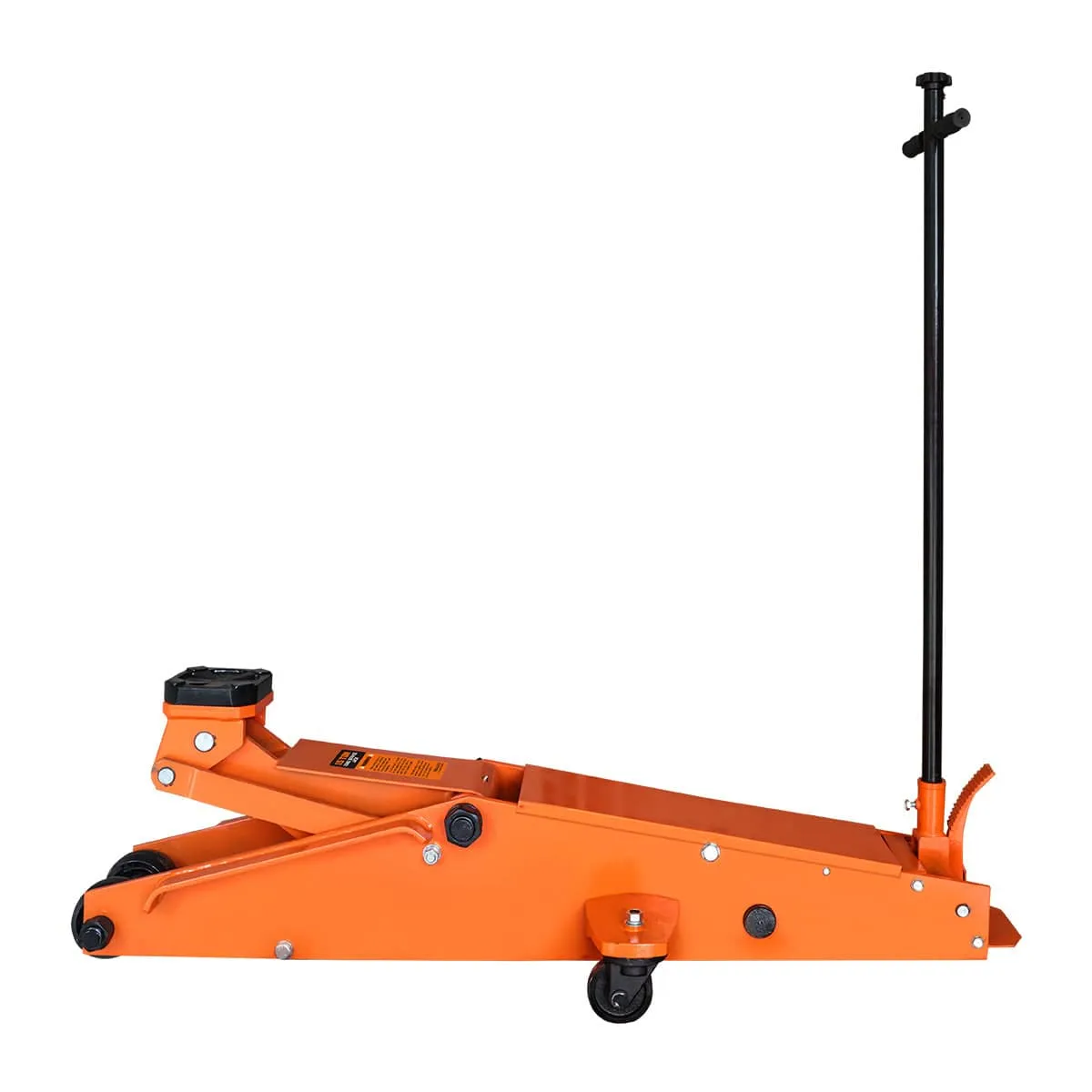 TMG Industrial 15 Ton Long Reach Chassis Service Jack, Twin Pistons, 9” Ground Clearance, 360° Pivot, TMG-AJL15