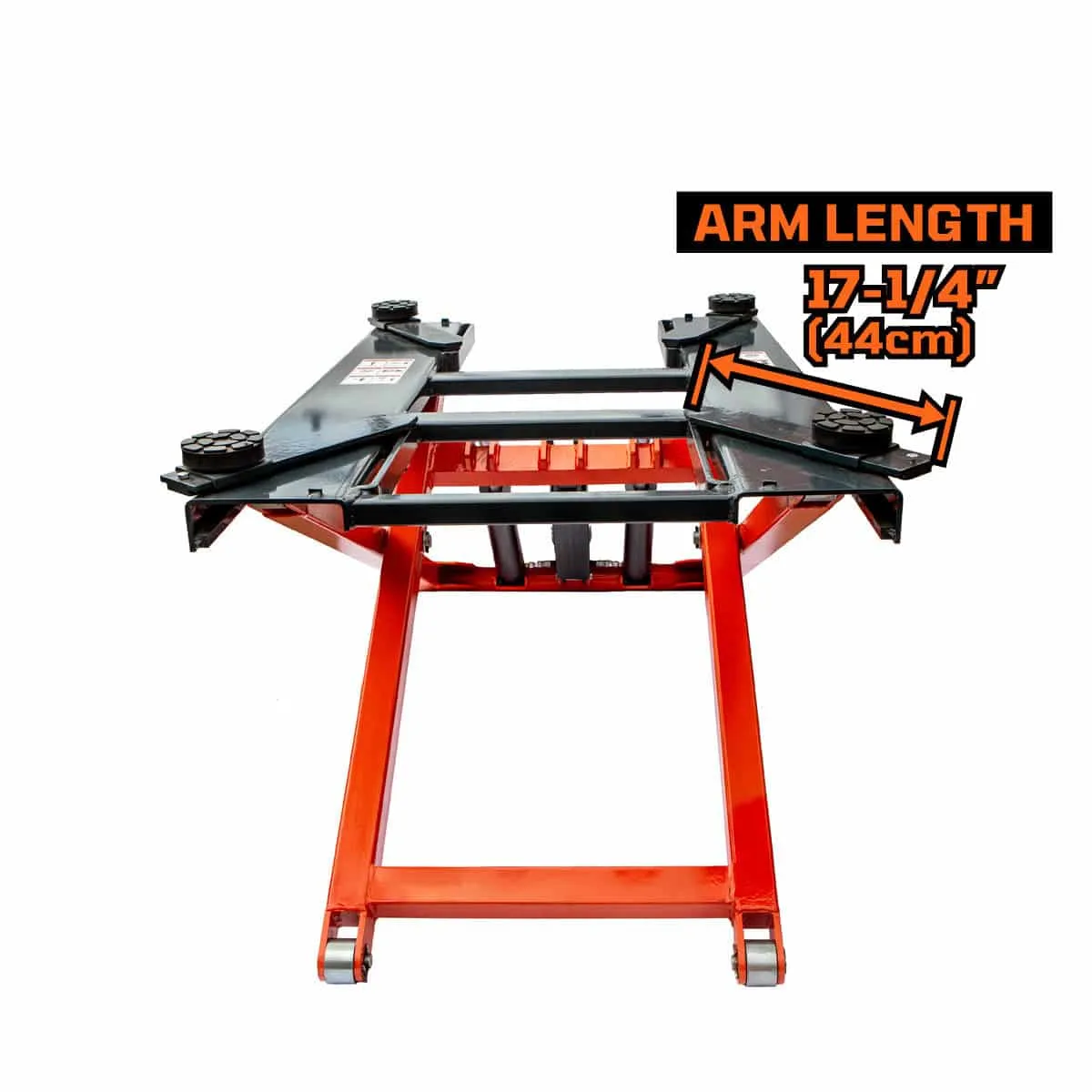 TMG Industrial Mid-Rise Portable Automotive Scissor Lift, 6000 lb Lift Capacity, 48” Lift Height, Single-Point Lock Release, TMG-ALS61