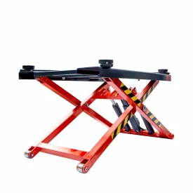 TMG Industrial Mid-Rise Portable Automotive Scissor Lift, 6000 lb Lift Capacity, 48” Lift Height, Single-Point Lock Release, TMG-ALS61